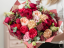 Červená kytica ruží 1 - Veľkosť: XL
