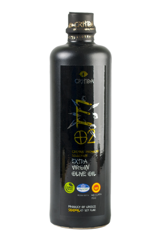 Extra panenský olivový olej MESSARA P.D.O. 500ml v keramickej fľaši