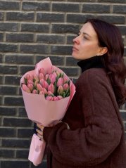 Pink Tulips Elegance