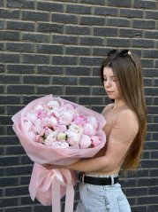 Pink peonies - pcs