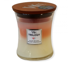 Woodwick Vonná sviečka 85 gr Ostrovný útek
