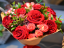 Kytica červených ruží 2 - Veľkosť: XL