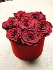box z trvácnych ruží