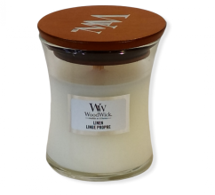 Woodwick Vonná sviečka 85 gr bielizeň