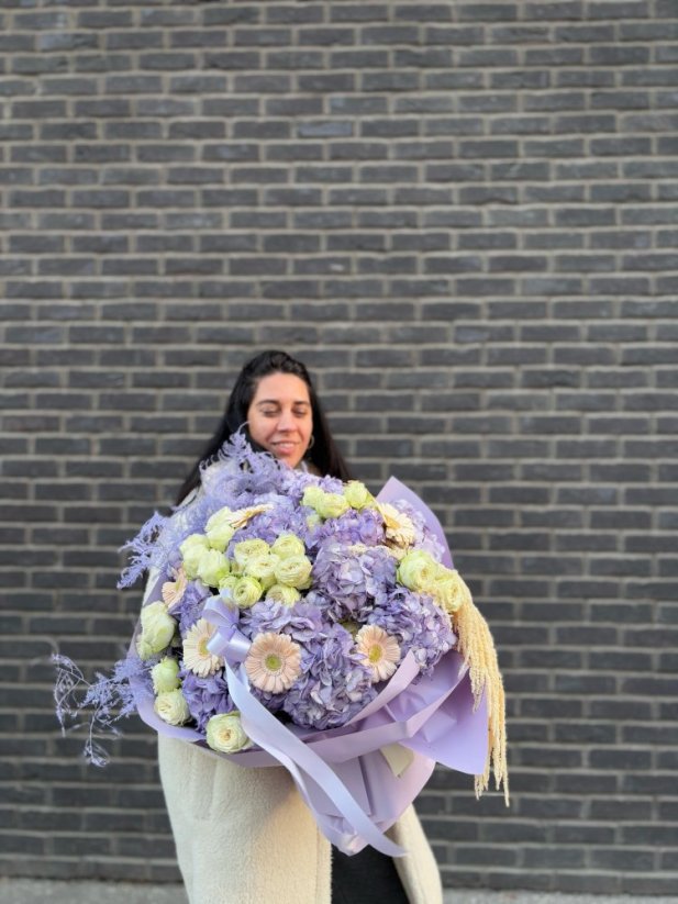 Luxurious Bouquet - Purple Symphony - Veľkosť: S