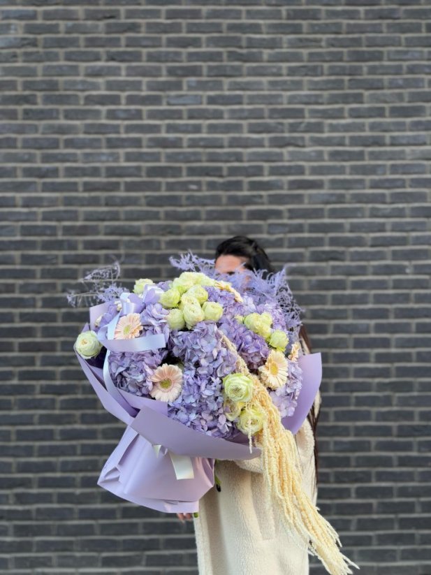 Luxurious Bouquet - Purple Symphony - Veľkosť: S