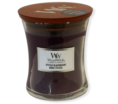 Woodwick Vonná sviečka 85 gr korenistá černica