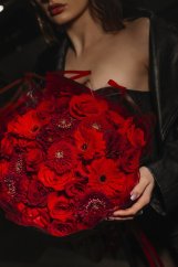 Valentine's Day bouquet full of passion